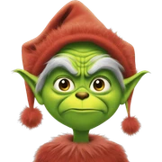 Grinch sticker
