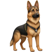 Military German shepherd full body  sticker