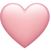 Light pink heart  sticker