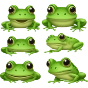 frogs  sticker