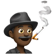 Jacksboro Smoking a cigarette ￼ sticker