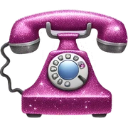 sparkly phone sticker
