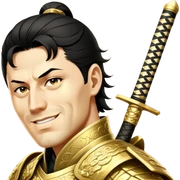 Golden Samurai sticker