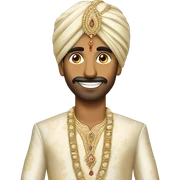 indian groom sticker