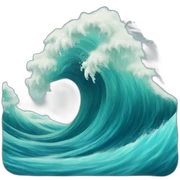 Waves sticker