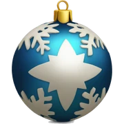 Xmas ball sticker