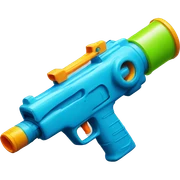 Water gun sticker