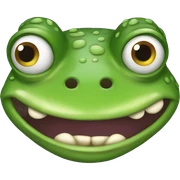 Ugly frog sticker