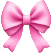 pink bow sticker