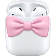 AirPods light pink bow sticker