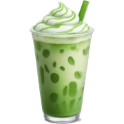 Iced matcha latte  sticker