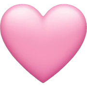 Pink heart sticker