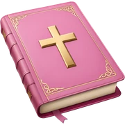 Pink bible sticker