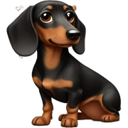 create a dachshund sticker
