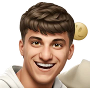 smiling boy meme portrait sticker