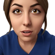 realistic portrait of a girl sticker