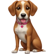 Coquette dog sticker