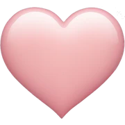 Light pink heart sticker