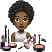 makeup vanity sticker