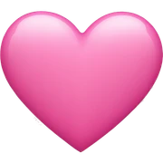 Pink heart sticker