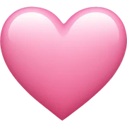 Pink heart sticker