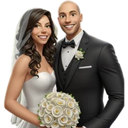 wedding smiles under the veil sticker