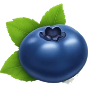Blueberry sticker