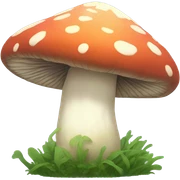 mushroom studio ghibli style  sticker