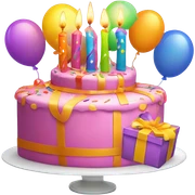 Birthday sticker