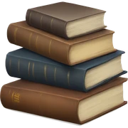 Book stack sticker