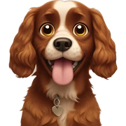 Pixar spaniel sticker