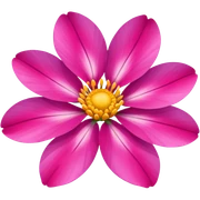 summer flower sticker