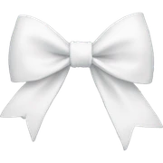 white bow sticker