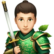 Emerald Samurai sticker