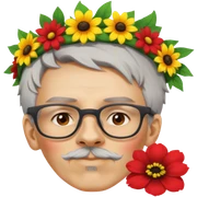 Flower-Crowned Dancer sticker