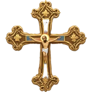 Orthodox cross sticker