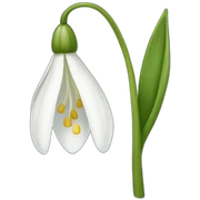 snowdrop sticker