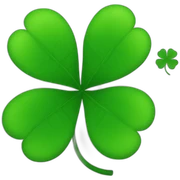 4 leaf clover sticker