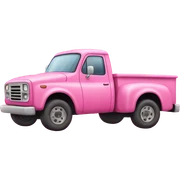 Pink truck sticker
