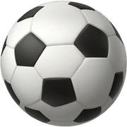 Soccer ball sticker