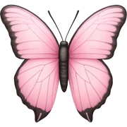Light pink butterfly sticker