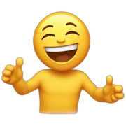 Laughing emoji sticker