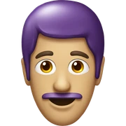 Eggplant man sticker