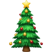 christmas tree sticker