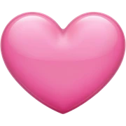 Pink heart sticker