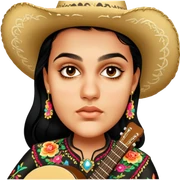 Mariachi Guitarist sticker