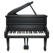 piano sticker
