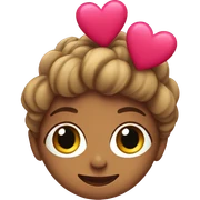ivanita as a emoji with hearts sticker