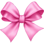 pink bow sticker