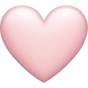 Light pink heart sticker